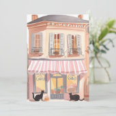 Pariskatzen Dankeskarte (Stehend Vorderseite)