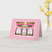 Parispatisserie-französische Karte (Gelbe Blume)