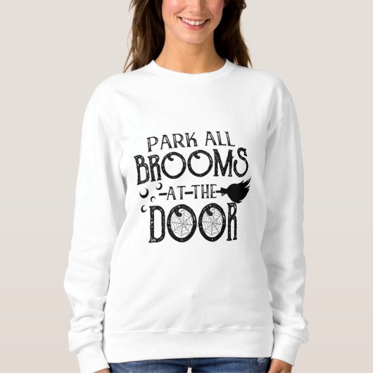 Park alle Brüder an der Tür Halloween Funny Sweatshirt (Vorderseite)