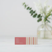 Park-Allee Mini Visitenkarte (Stehend Vorderseite)