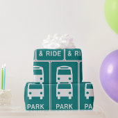 Park-and-Ride-Zeichen Geschenkpapier