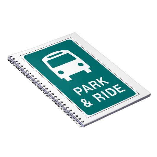 Park-and-Ride-Zeichen Notizblock (Rechte Seite)