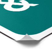 Park-and-Ride-Zeichen Poster (Ecke)