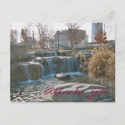 Park, Atlanta, GA Postkarte (Vorderseite)