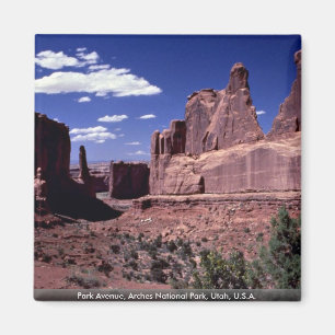 Park Avenue, Bögen Nationalpark, Utah, USA Magnet