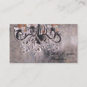 Park Avenue Chandelier ~ Business Card Chic Visitenkarte