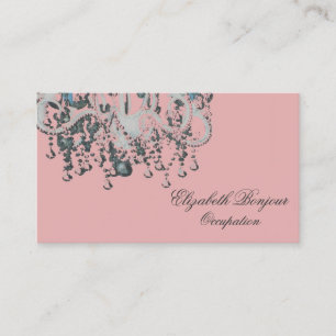 Park Avenue Chandelier ~ Business Card Chic Visitenkarte