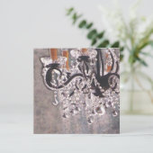 Park Avenue Chandelier ~ Einladung/UAWG 5.25x5.25 Einladung (Stehend Vorderseite)