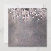 Park Avenue Chandelier ~ Einladung/UAWG 5.25x5.25 Einladung (Rückseite)