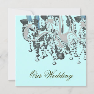 Park Avenue Chandelier ~ Einladung Wedding