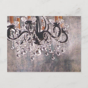 Park Avenue Chandelier ~ Postcard Vintag Art Art A Postkarte