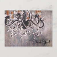 Park Avenue Chandelier ~ Postcard Vintag Art Art A