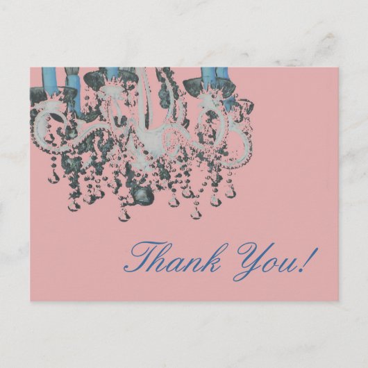 Park Avenue Chandelier ~ Postkarte / Einladung (Vorderseite)