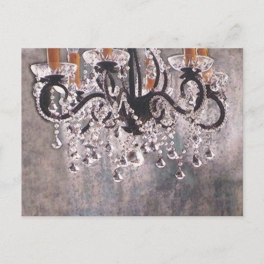 Park Avenue Chandelier ~ Postkarte / Einladung (Vorderseite)