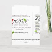 Park Avenue Christlich Church 2010 Karte (Rückseite)