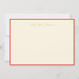Park Avenue Flat Note Card 5"x7" Mitteilungskarte