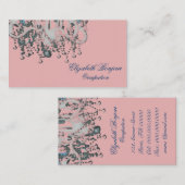 Park Avenue-Leuchter ~ Visitenkarte-Chic Visitenkarte (Vorne/Hinten)