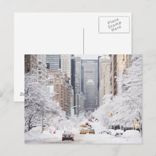 Park Avenue Postkarte (Vorne/Hinten)