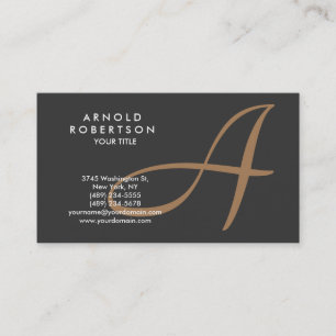 Park Avenue Trendy Beruflich Business Card Visitenkarte