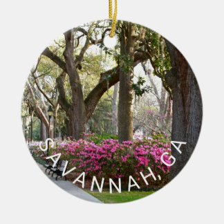 Park-Azaleen-Liveeichen-Moos der Savanne-GA Keramik Ornament