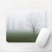 Park bedeckt mit dicken Nebeln Mousepad (Mit Mouse)