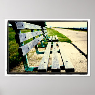Park Bench 2 am See Poster