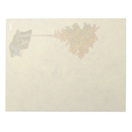 Park Bench Beneath Tree - 11" x 8,5" Notepad Notizblock