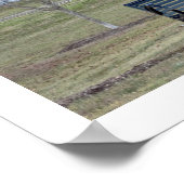 Park Bench Foto Poster (Ecke)