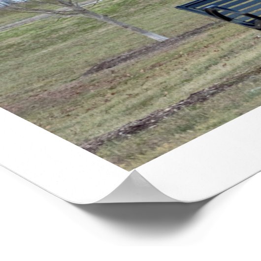 Park Bench Foto Poster (Ecke)