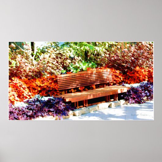 Park Bench Locarno Poster (Vorne)
