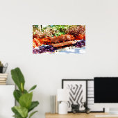 Park Bench Locarno Poster (Heimbüro)