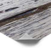 Park Bench mit Frozen Creek Poster (Ecke)