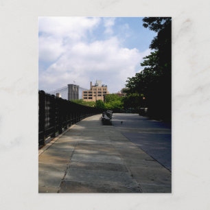Park Bench Post Card Postkarte