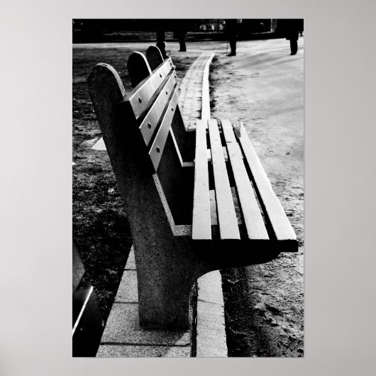 Park Bench Poster (Vorne)