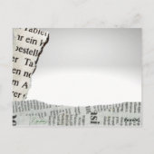 Park Bench Postkarte (Rückseite)