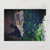 Park Bench Postkarte (Vorderseite)