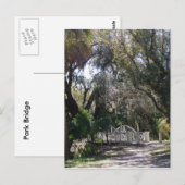 Park Bridge Postkarte (Vorne/Hinten)