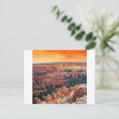 Park Bryce Canyon Utah Postkarte (Stehend Vorderseite)