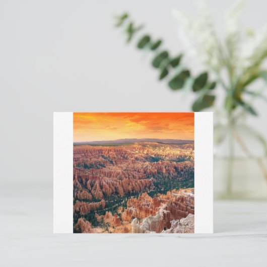 Park Bryce Canyon Utah Postkarte (Stehend Vorderseite)