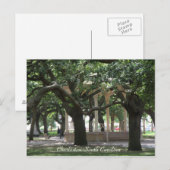 Park, Charleston South Carolina, Gazebo, Postkarte (Vorne/Hinten)