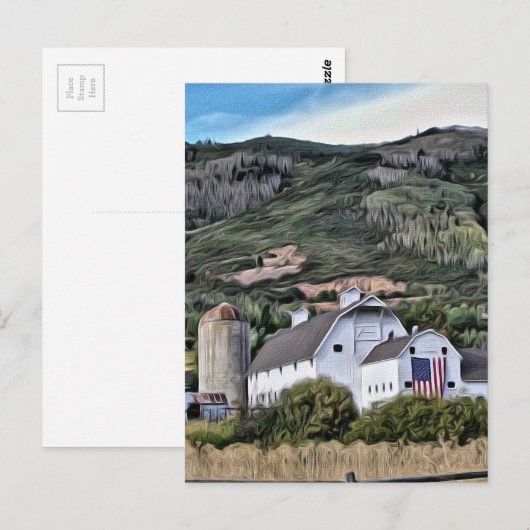 Park City Barn Postkarte (Vorne/Hinten)