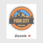 Park City, Kansas Aufkleber (Blatt)