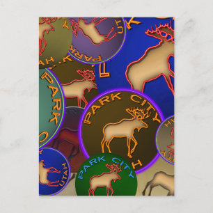 Park City Moose Medallions Postkarte