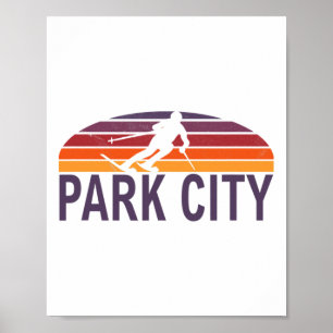 Park City Mountain Resort Utah USA Skigebiet Schne Poster