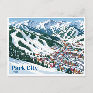 Park City Mountain Utah Postkarte
