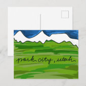 Park City Mountains Postkarte (Vorne/Hinten)