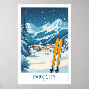 Park City Ski Poster 1