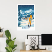 Park City Ski Poster 1 (Heimbüro)