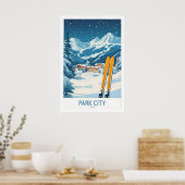 Park City Ski Poster 1 (Küche)