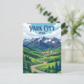 Park City USA Postkarte (Stehend Vorderseite)